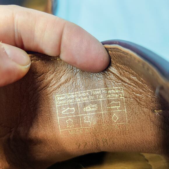 Josef Seibel Carole Mahogany Brown Leather Slip On Mule Clogs EU 36 Comfort - Picture 8 of 13